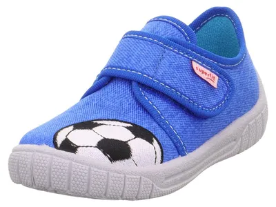 Produktbild von Superfit Jungen Bill Hausschuhe, Blau Weiß 8500, 35 EU