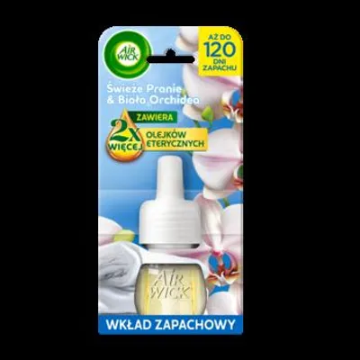 Immagine prodotto di Deodorante elettrico per ambienti Air Wick Fresco bucato e orchidea bianca Ricarica 19 ml