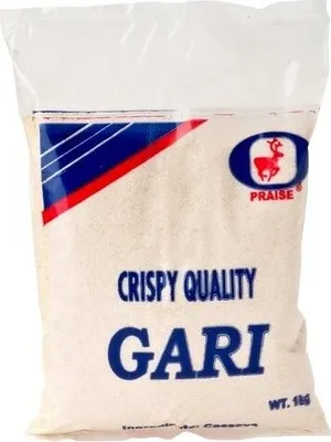 Produktbild von [ 1kg ] PRAISE Grobes Maniokmehl, Cassava Mehl, GARI, Kassava Mehl, glutenfrei