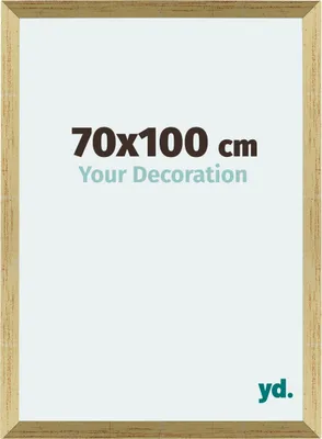 Image de Cadre photo, 70x100 cm, or brillant, MDF, Mura