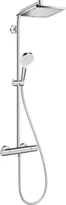 Produktbild von Dusche-Panel mit Thermostat-Kran - Dusche-Panel - Dusche-Paneel - Kopfbrause mit 1 Strahlart/Mit Dusche-Thermostat