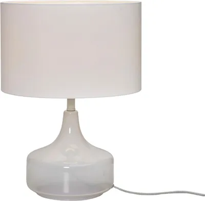 Produktbild von it's about RoMi - Tischleuchte Reykjavik - Weiß - Ø32cm Tischlampe - Nachttischlampe, Wohnzimmer, Schlafzimmer