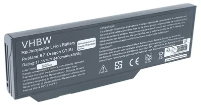 Produktbild von vhbw Akku kompatibel mit Medion Akoya E8410, P8612, P8614, P8610, P8611, X8610, P7610 Notebook (4400 mAh, 11,1 V, Li-Ion)