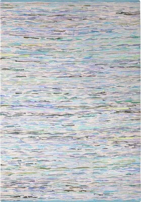 Productafbeelding van 120x170 cm Tapijt Ashraf, blauw/groen mix