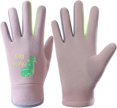Immagine prodotto di Guanti per bambini impermeabili e resistenti al freddo, rosa