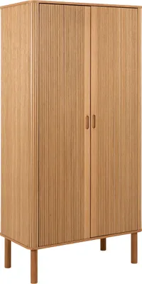 Produktbild von Langley Kleiderschrank 2 Türen 1 Regal Natur.