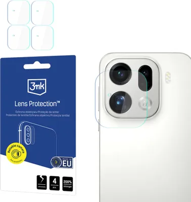 Obrázek produktu pro Ochrana objektivu pro Oppo Find X9 Pro, 3mk Lens Protection, 4 sady