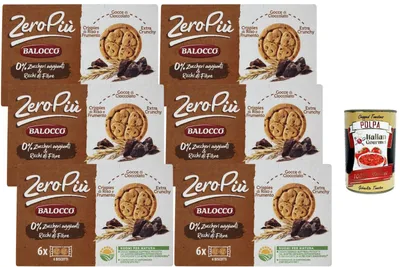 Produktbild von Balocco Italian Gourmet Bundle ZeroPiù 6x 210g + Polpa Gratis