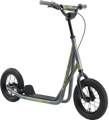 Produktbild von BLUE GORILLAZ Tretroller Kinderroller ab 6 - 7 Jahre | 12 Zoll Sport Edition | Grau