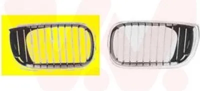 Produktbild von VAN WEZEL 0649518 Kühlergrill Frontgrill für BMW 3 Limousine (E46) Vorne Rechts Chrom