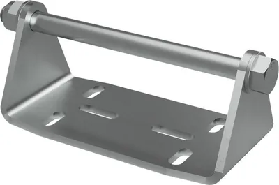 Immagine prodotto di Supporto per rullo di chiglia B con asse per il rullo della chiglia laterale rimorchio de barca zincato SUPROD, 180 mm