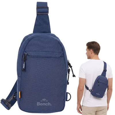 Produktbild von Rucksack Eingurt Crossbody Sling Bag Tasche Herren Jungen Damen Daypack klein Small Konzert Festival 64213 5000 Dunkelblau Blau + Etui
