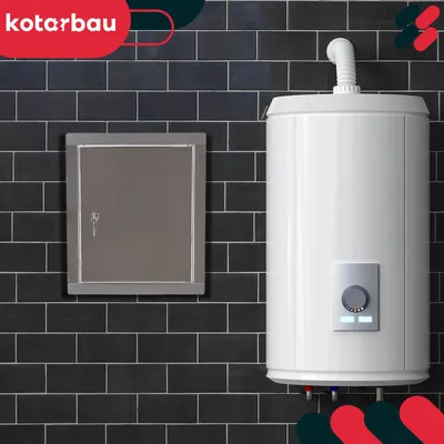 Produktbild von KOTARBAU® Revisionsklappe 20x20cm Revisionstür Trockenbau mit Schloss + 2 Schlüssel Wartungsklappe für Drinnen & Draußen Edelstahl Silber