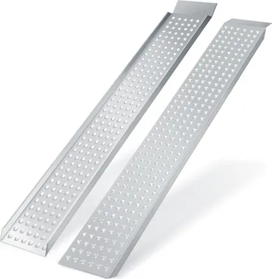 Produktbild von Jiubiaz 2x Rampe Verladerampen Verladeschiene Verladerampe Auffahrschiene, 400 kg/Paar Traglast Motorradrampe