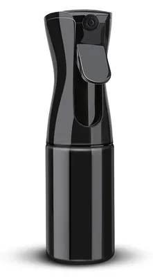 Zdjęcie produktu dla UNIQ Butelka z atomizerem do salonów fryzjerskich, 300 ml, atomizer do rozpylania wody, zapewniający delikatną mgiełkę, kolor czarny