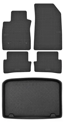 Obrázek produktu pro Gumové autokoberce SolidTread + vana kufru pro: Renault Clio IV 2012-2019 hatchback 5 ks
