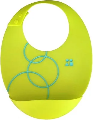 Produktbild von Silikids Silikon-Lätzchen mit Auffangtasche, Limette
