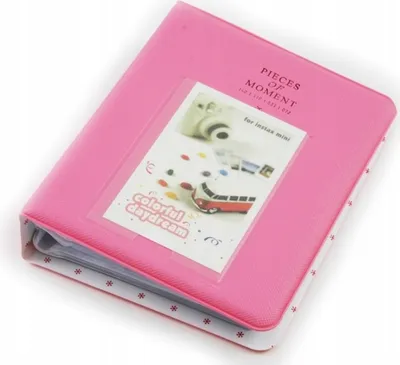 Zdjęcie produktu dla Album na 64 Zdjęcia do Fujifilm INSTAX MINI 7 8 9 11 - Różowy