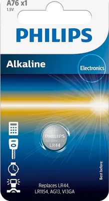 Immagine prodotto di Philips alcalino a bottone LR44 LR1154 - LR 44/V13GA