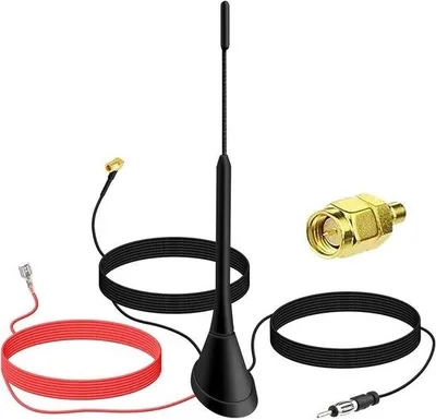 Obrázek produktu pro Digitální autoanténa se zesilovačem – DAB+ FM/AM – kabel 5 m