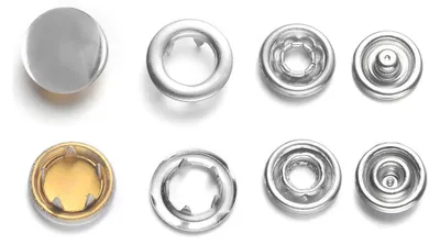 Produktbild von BabySnap Metall Druckknöpfe (10,5mm) silber