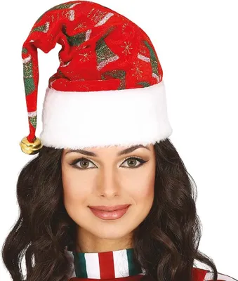 Produktbild von Weihnachtsmannmütze mit Glöckchen