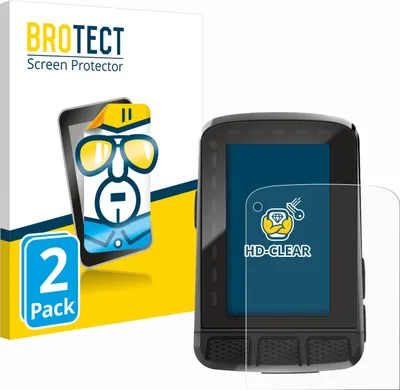Produktbild von 2x Für Wahoo Elemnt Roam V2 GPS Schutzfolie BROTECT Displayschutz Display Schutz Folie Klar Transparent