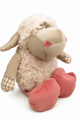 Produktbild von Kuscheltier Schaf 26 x 37 cm weiß – Weiches Stofftier, Plüschtier