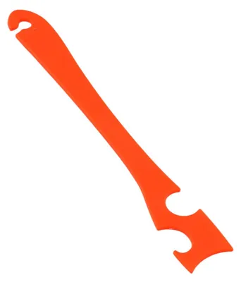 Ofenrostzieher 20 cm, Push-Pull-Stick, rot, für Ofen und Heißluftfritteuse