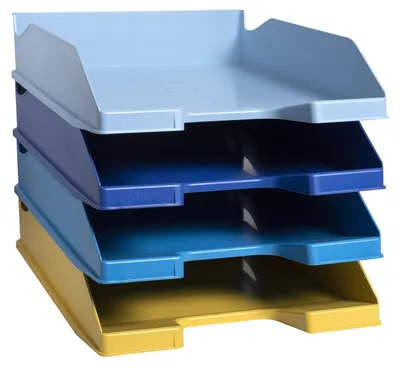 Immagine prodotto di Set di raccoglitori a busta, 4 pezzi, in plastica, formato A4+, colori assortiti, marca Exacompta, modello Combo Midi