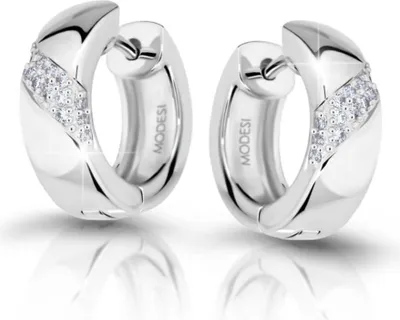 Immagine prodotto di Orecchini in argento con zirconi M23037