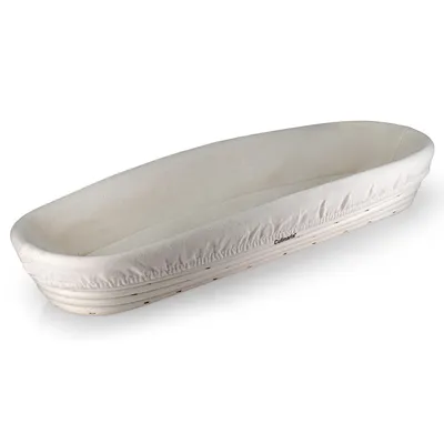 Produktbild von Gärkörbchen länglich mit Bezug - PADEIRO - 43 cm | Culinaris