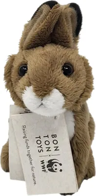 Produktbild von Bon Ton Toys × WWF Plüschtier „Hase mini“ 10 cm