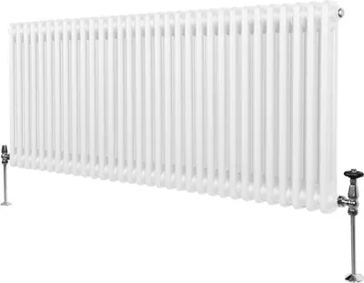 Zdjęcie produktu dla Tradycyjny grzejnik 2-kolumnowy - 600 x 1462 mm - Biały