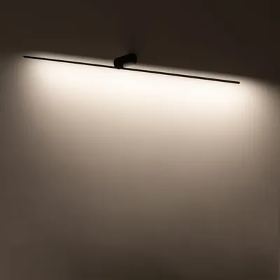 Zdjęcie produktu dla Kinkiet LED SPIN czarno-biały 14W Ciepła biel 520lm aluminium wym:5,5x99x12,5cm IP20 Nowodvorski Lighting
