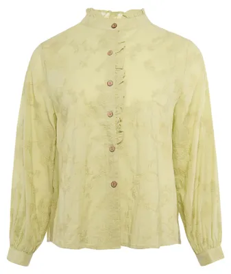 Image de Chemise pour femme SIDONA - vert, taille S