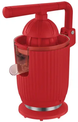 Obrázok produktu pre Elektrický citrusový lis Swiss Haus SH-CJ1914, 140 W, 1,2 l, filter, 2 kužele, obojsmerný chod, bez BPA, červená