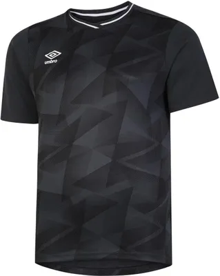 Image de Umbro - Maillot manches courtes homme "Triassic" UO1894 (XL) (Noir/Charbon-Noir)