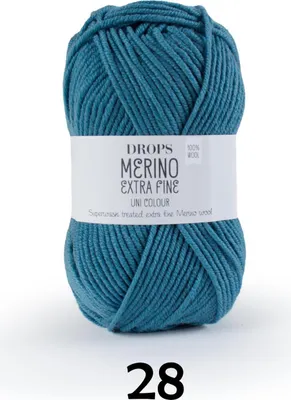 Image de DROPS Merino Extra Fine, Uni Colour 28 nordsee