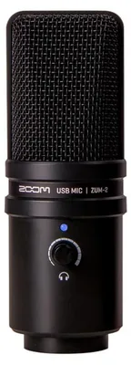 Produktbild von Zoom ZUM-2 USB Mikrofon mit integriertem Kopfhörerausgang und 24 Bit/96 kHz Aufnahme