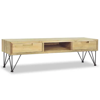 Produktbild von The Living Store TV-Schrank 120 x 35 x 35 cm Teak Massiv