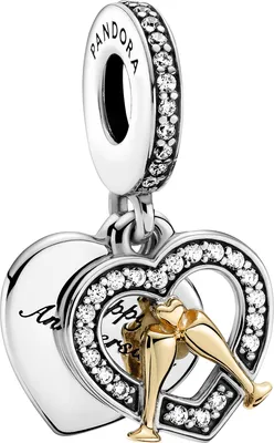 Image de Pandora Pendentif anniversaire bicolore Charm 799322C01 Pendentif