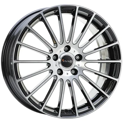Produktbild von Alufelge Avus Ac-M03 7.5X18 5X100 Et 48 Black Polished