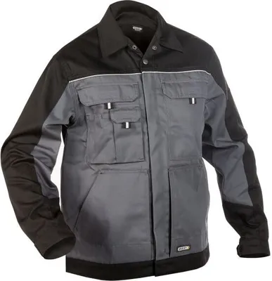 Produktbild von DASSY Arbeitsjacke LUGANO Gr. 4XL grau/schwarz