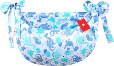 Produktbild von BABYLUX Babybetttasche Organizer BETTTASCHE Spielzeugtasche 100. Dino Blau