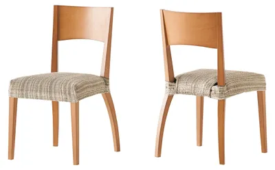 Image de Martina, lot de 2 housses de coussin pour siège, 24x30x6 cm, couleur beige