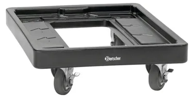 Zdjęcie produktu dla Bartscher TBGN110, Plastik, Czarny, 100 kg, 10 cm, Obrotowy, 720 mm