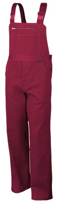 Produktbild von Qualitex Latzhose "favorit", Größe: 48, Farbe: rot