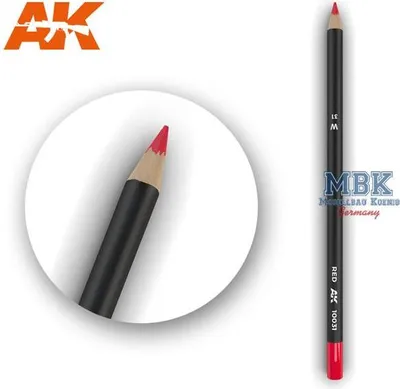 Image de AK Interactive S.L. AK-10031 : Crayon de vieillissement, couleur rouge