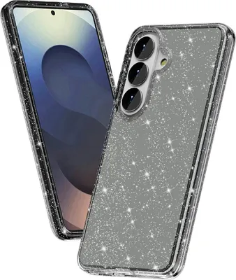 Produktbild von Samsung Galaxy S26 Hülle - Coverup Glitzer TPU Back Cover - Schwarz